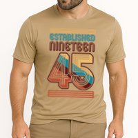 Retro Established Nineteen 45 1945 80th Birthday Performance Shirt