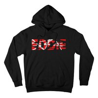 Retro Eddie Name Distressed 90s Classic Van Name Pride Gifts Hoodie