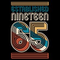 Retro Established Nineteen 65 1965 60th Birthday Toddler T-Shirt