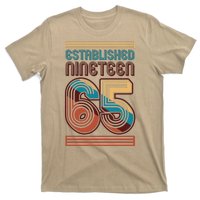 Retro Established Nineteen 65 1965 60th Birthday T-Shirt