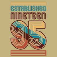 Retro Established Nineteen 95 1995 30th Birthday Cooling Performance Crew T-Shirt