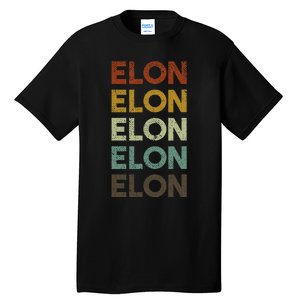 Retro Elon North Carolina Tall T-Shirt