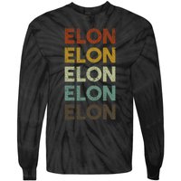 Retro Elon North Carolina Tie-Dye Long Sleeve Shirt