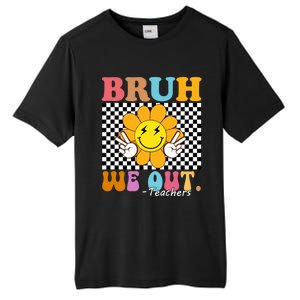 Retro End Of School Year Teacher Summer Bruh We Out Teachers Gift Tall Fusion ChromaSoft Performance T-Shirt