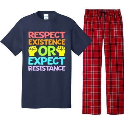 Respect Existence Or Expect Resistance Pajama Set