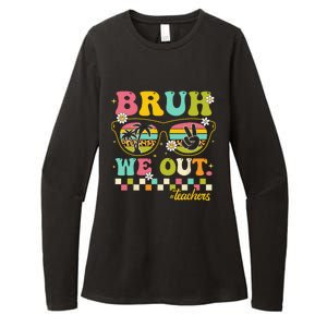 Retro End Of School Year Teacher Summer Bruh We Out Teachers Womens CVC Long Sleeve Shirt