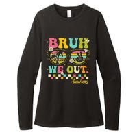 Retro End Of School Year Teacher Summer Bruh We Out Teachers Womens CVC Long Sleeve Shirt