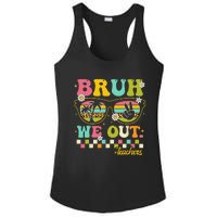 Retro End Of School Year Teacher Summer Bruh We Out Teachers Ladies PosiCharge Competitor Racerback Tank