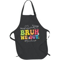 Retro End Of School Year Teacher Summer Bruh We Out Apron
