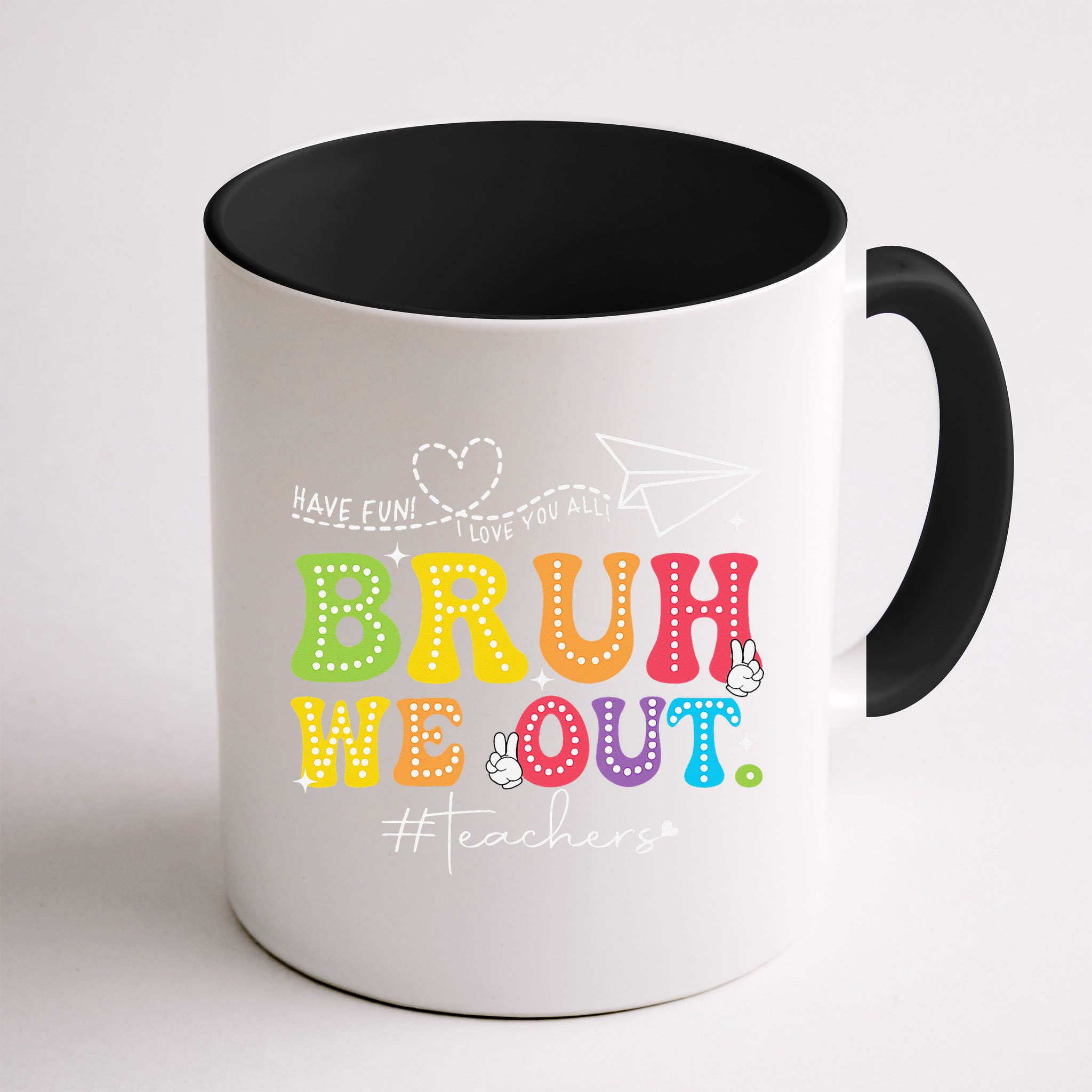 Retro End Of School Year Teacher Summer Bruh We Out Mug