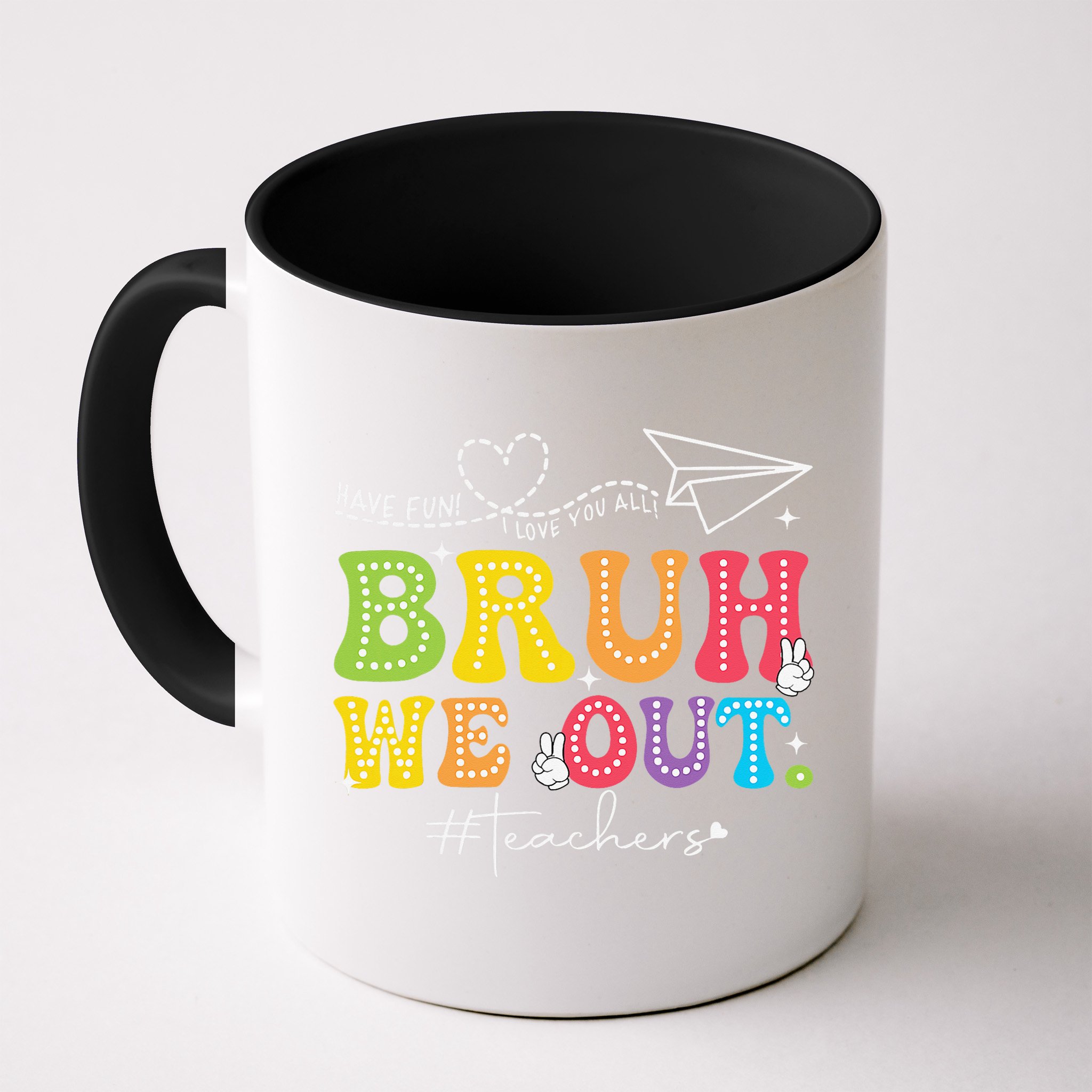 Retro End Of School Year Teacher Summer Bruh We Out Mug