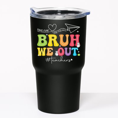 Retro End Of School Year Teacher Summer Bruh We Out Tumbler
