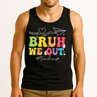 Retro End Of School Year Teacher Summer Bruh We Out Tank Top