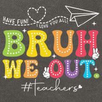 Retro End Of School Year Teacher Summer Bruh We Out Cotton Canvas Backpack