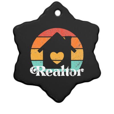 Real Estate Or Realtor Ceramic Star Ornament