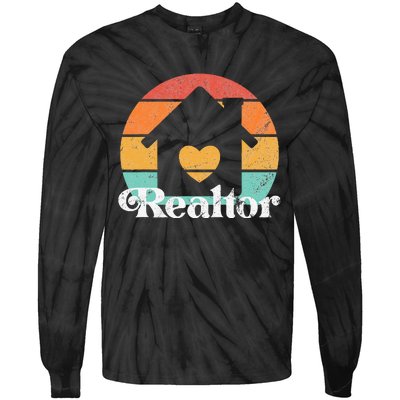 Real Estate Or Realtor Tie-Dye Long Sleeve Shirt