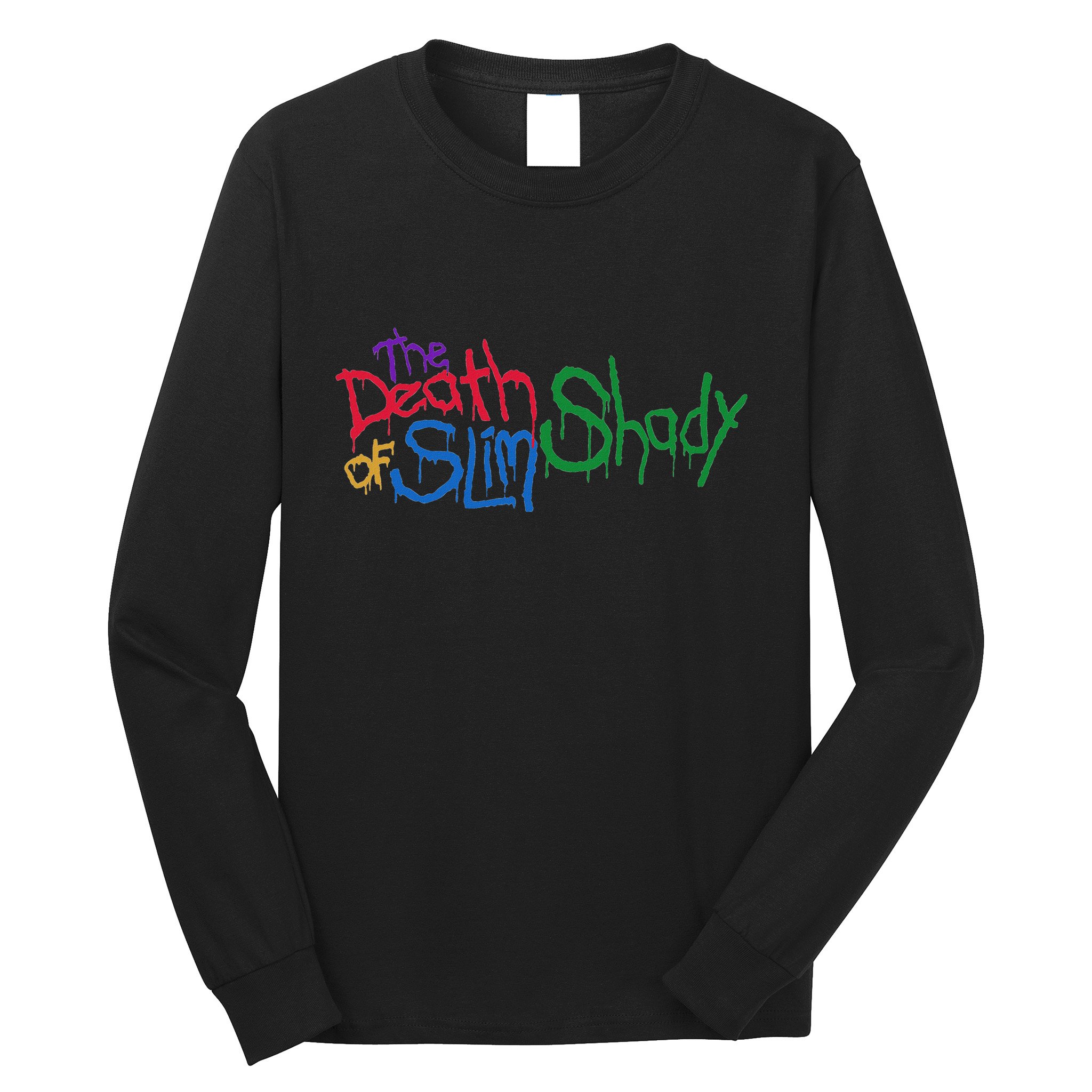 Retro Emi Of Slim Coloful Death Hip Hop Long Sleeve Shirt