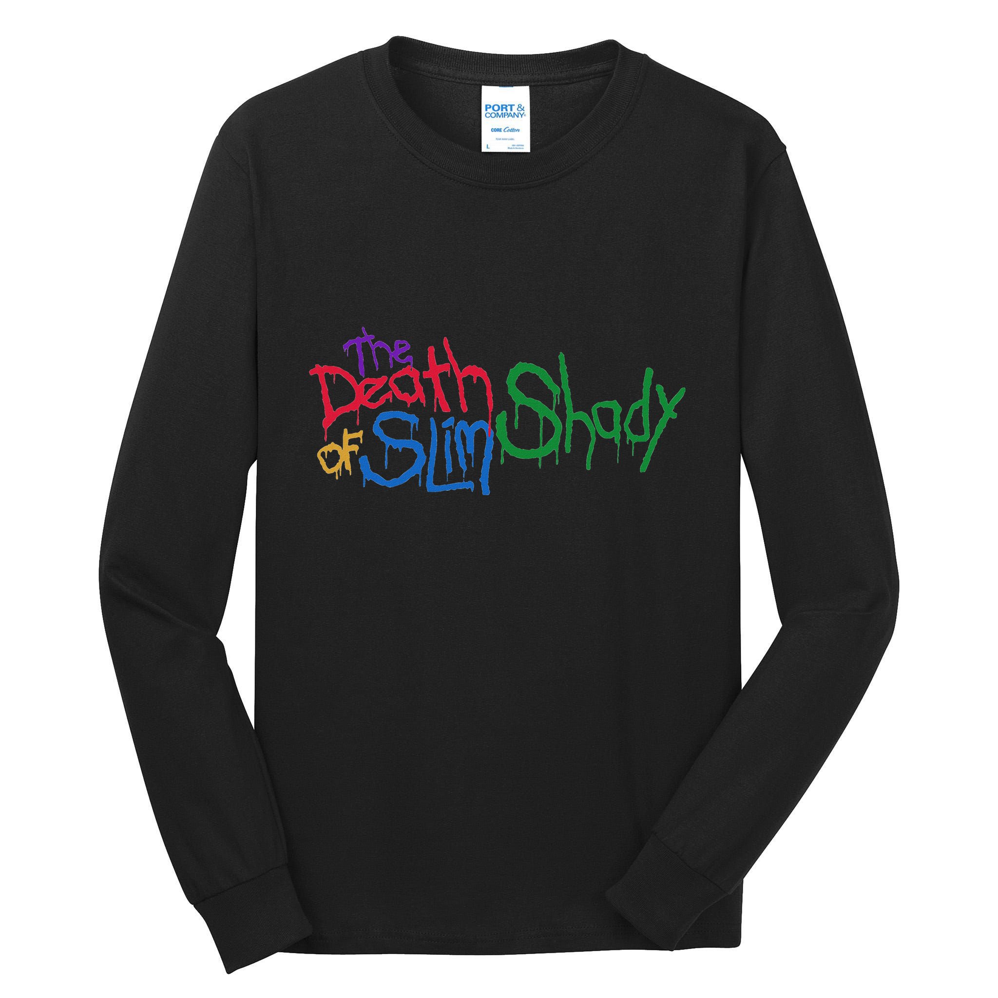 Retro Emi Of Slim Coloful Death Hip Hop Tall Long Sleeve T-Shirt