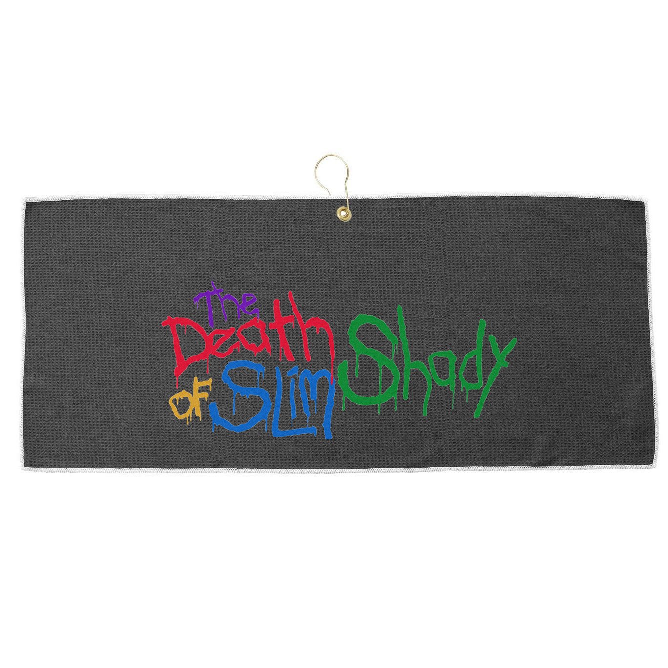 Retro Emi Of Slim Coloful Death Hip Hop Large Microfiber Waffle Golf Towel