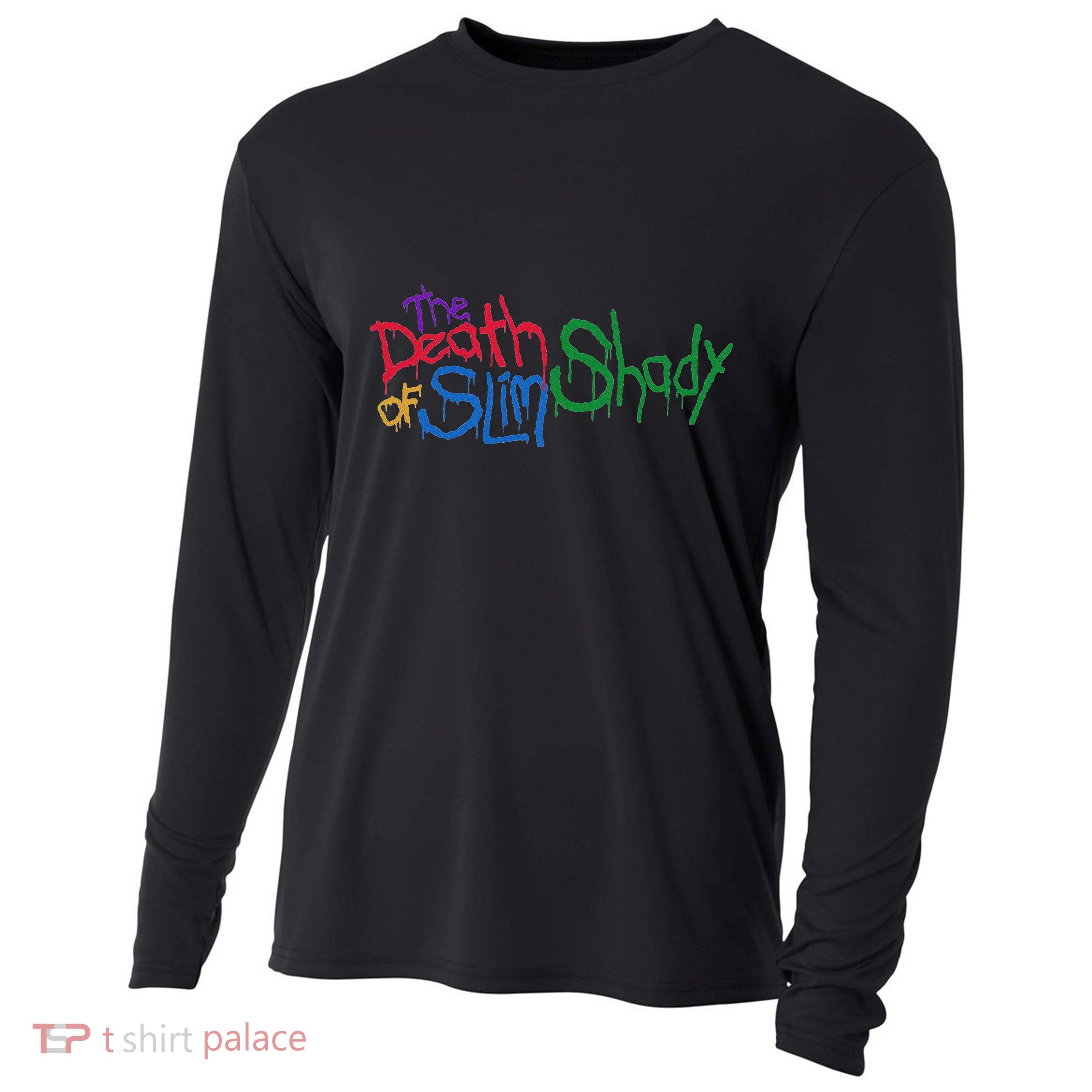 Retro Emi Of Slim Coloful Death Hip Hop Cooling Performance Long Sleeve Crew