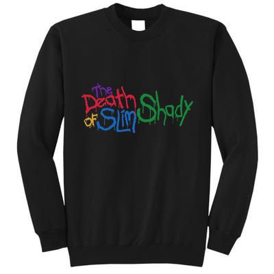 Retro Emi Of Slim Coloful Death Hip Hop Tall Sweatshirt