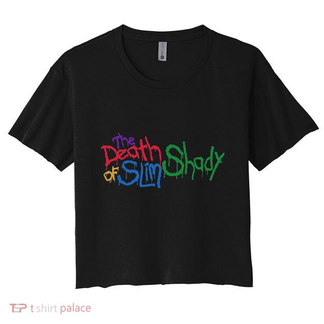 Retro Emi Of Slim Coloful Death Hip Hop Crop Top