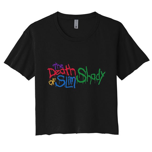 Retro Emi Of Slim Coloful Death Hip Hop Crop Top