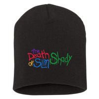 Retro Emi Of Slim Coloful Death Hip Hop Short Acrylic Beanie