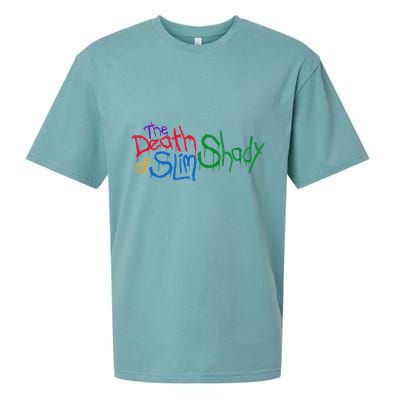 Retro Emi Of Slim Coloful Death Hip Hop Sueded Cloud Jersey T-Shirt