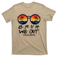 Retro End Of School Year Teacher Summer Bruh We Out Teachers T-Shirt