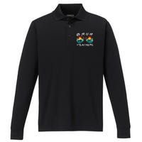 Retro End Of School Year Teacher Summer Bruh We Out Teachers Performance Long Sleeve Polo