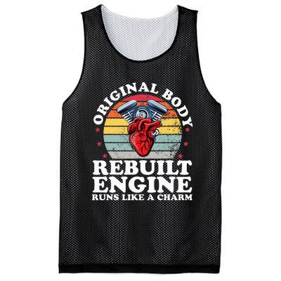 Rebuilt Engine Open Heart Surgery Recovery Survivor Mesh Reversible Basketball Jersey Tank