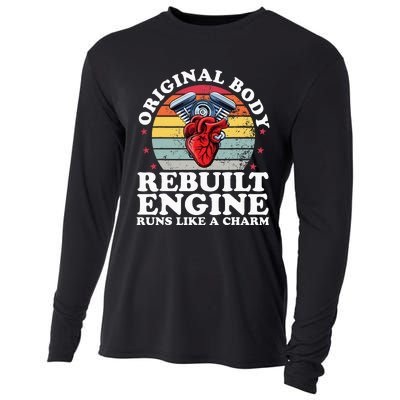 Rebuilt Engine Open Heart Surgery Recovery Survivor Cooling Performance Long Sleeve Crew