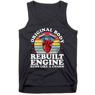 Rebuilt Engine Open Heart Surgery Recovery Survivor Tank Top