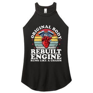 Rebuilt Engine Open Heart Surgery Recovery Survivor Women's Perfect Tri Rocker Tank