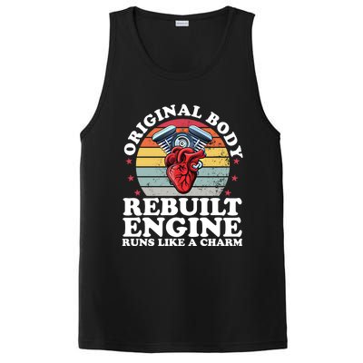 Rebuilt Engine Open Heart Surgery Recovery Survivor Gift PosiCharge Competitor Tank