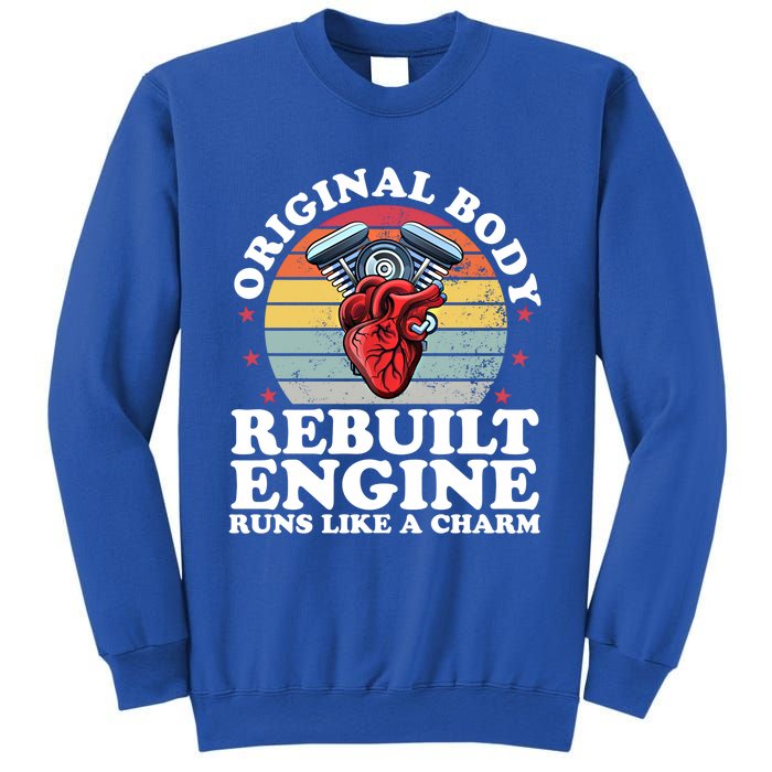 Rebuilt Engine Open Heart Surgery Recovery Survivor Gift Sweatshirt