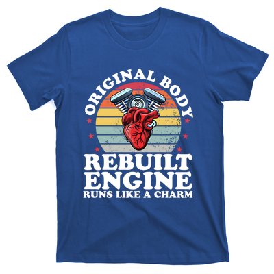 Rebuilt Engine Open Heart Surgery Recovery Survivor Gift T-Shirt