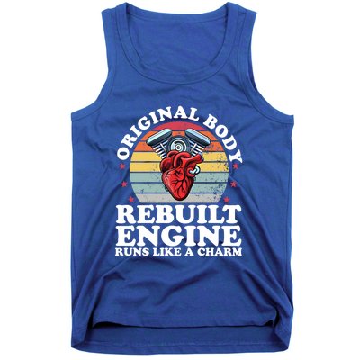 Rebuilt Engine Open Heart Surgery Recovery Survivor Gift Tank Top