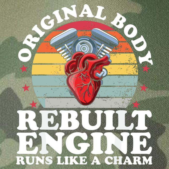 Rebuilt Engine Open Heart Surgery Recovery Survivor Gift High Crown Mesh Bac Legacy Tie Dye Trucker Hat