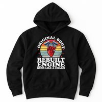 Rebuilt Engine Open Heart Surgery Recovery Survivor Gift High Crown Mesh Bac Hoodie