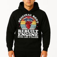 Rebuilt Engine Open Heart Surgery Recovery Survivor Gift High Crown Mesh Bac Hoodie