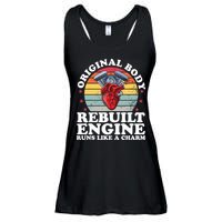 Rebuilt Engine Open Heart Surgery Recovery Survivor Gift High Crown Mesh Bac Ladies Essential Flowy Tank