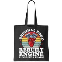 Rebuilt Engine Open Heart Surgery Recovery Survivor Gift High Crown Mesh Bac Bag
