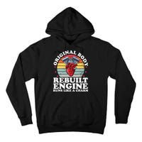 Rebuilt Engine Open Heart Surgery Recovery Survivor Gift High Crown Mesh Bac Tall Hoodie