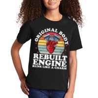 Rebuilt Engine Open Heart Surgery Recovery Survivor Gift High Crown Mesh Bac Kids T-Shirt