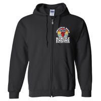 Rebuilt Engine Open Heart Surgery Recovery Survivor Gift High Crown Mesh Bac Full Zip Hoodie