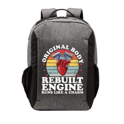 Rebuilt Engine Open Heart Surgery Recovery Survivor Gift High Crown Mesh Bac Vector Backpack