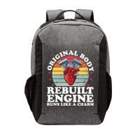 Rebuilt Engine Open Heart Surgery Recovery Survivor Gift High Crown Mesh Bac Vector Backpack