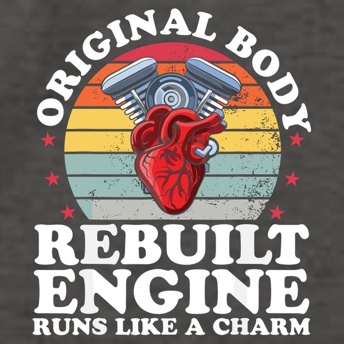 Rebuilt Engine Open Heart Surgery Recovery Survivor Gift High Crown Mesh Bac Vector Backpack